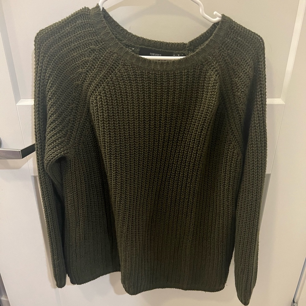 Green sweater